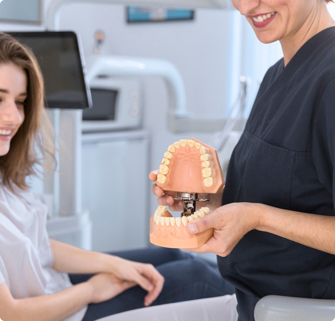 Имплантация передних зубов